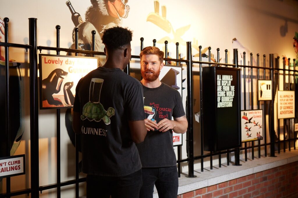 Guinness Premium Tee with Vintage Turtle Back Graphic S